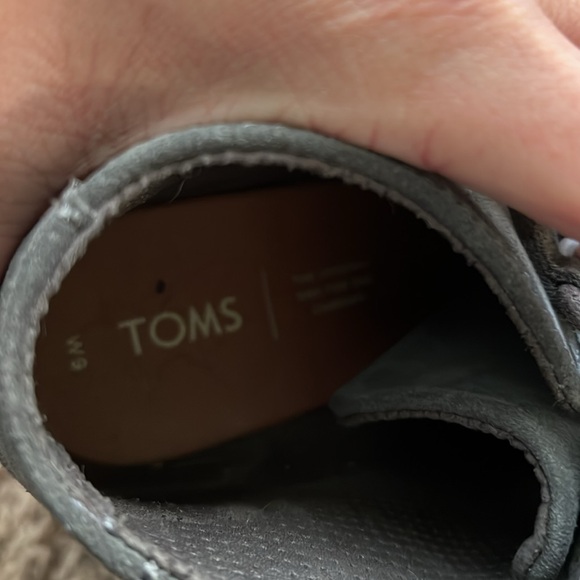 TOMS classic wedge in grey Size 9 in Women’s worn once - Picture 4 of 4